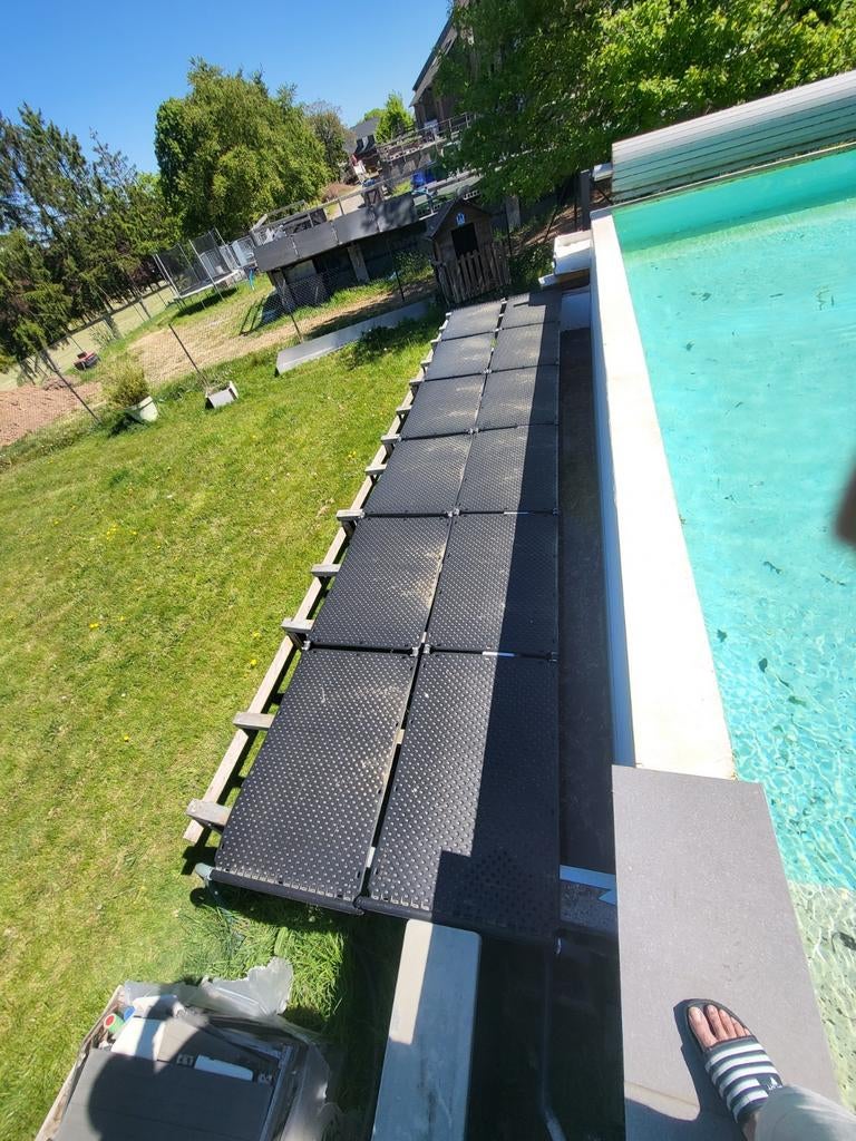 12  panneaux solaires thermiques pour piscine, Enlèvement