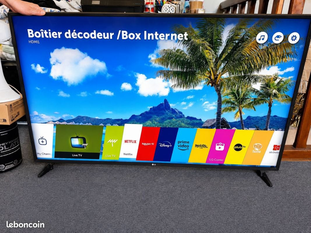 LG smart 4K UHD 43 inch mag weg, Audio, Tv en Foto, Ophalen, LED, 120 Hz, Zo goed als nieuw