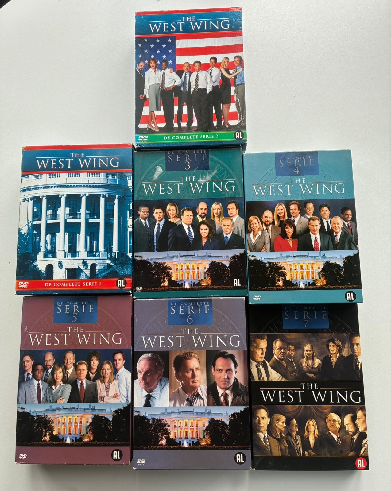 The West Wing – volledige DVD-collectie, Cd's en Dvd's, Ophalen, Nederlands, Complete serie, Gebruikt