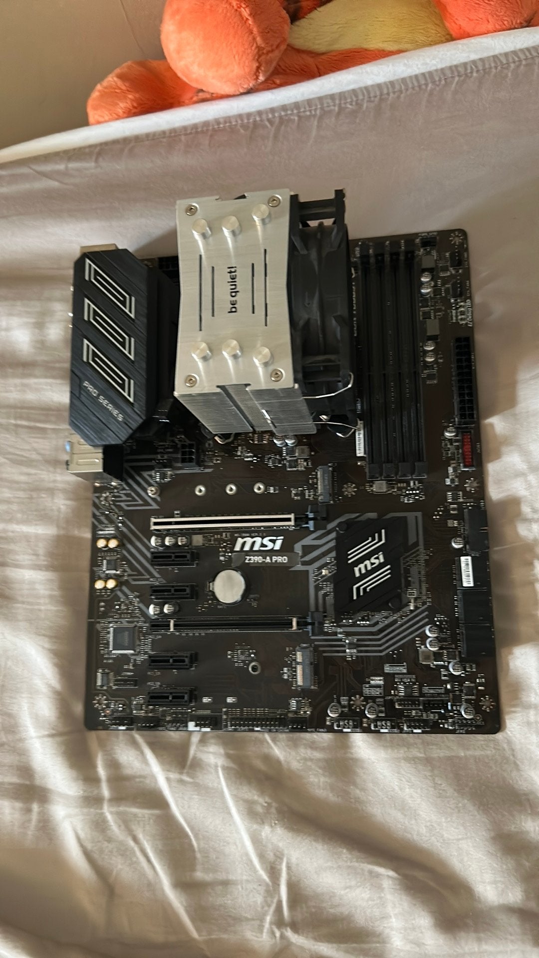 Carte mere msi z390a pro+intel i5 9600k+ventirad, Enlèvement ou Envoi, Comme neuf, Intel, Autres types