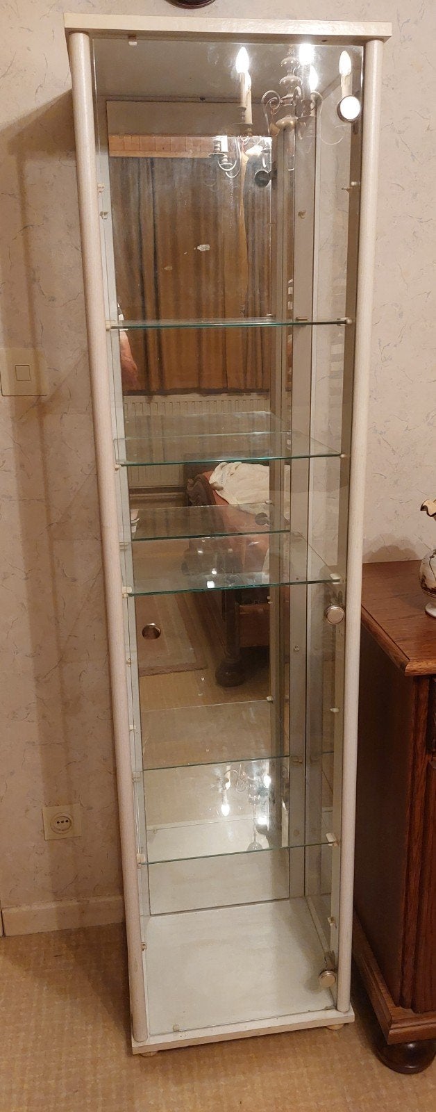 glazen vitrinekasten., Huis en Inrichting, Ophalen, Glas