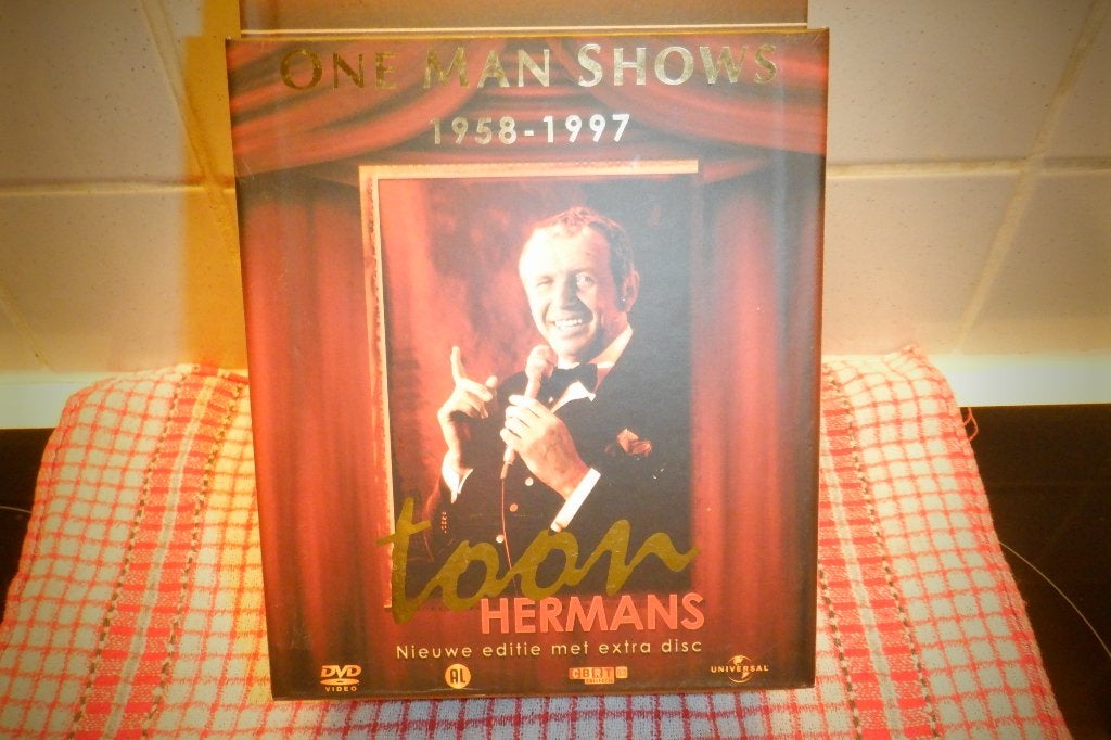 DVD BOX One Man Shows 1958/1997 Toon Hermans Nieuwe Editie., Stand-up of Theatershow, Alle leeftijden, Nederlands, Toon Hermans