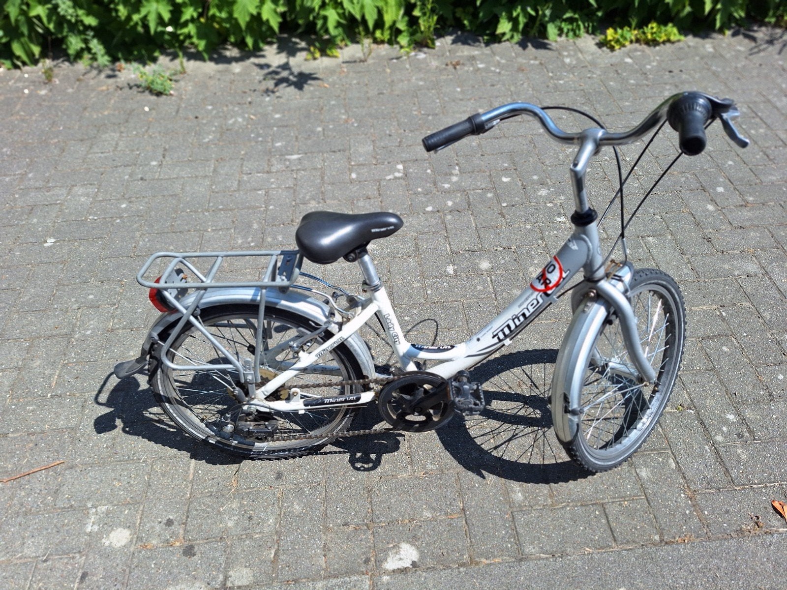 Kinderfiets Minerva 20 inch, Fietsen en Brommers, Ophalen, 20 inch of meer, Gebruikt, Velgrem