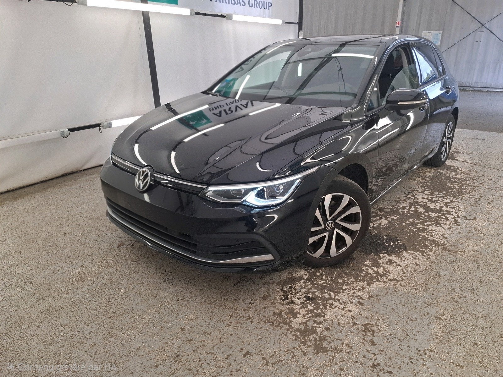 VOLKSWAGEN GOLF 1.5 eTSI  AUT. 05/2023 T:0498117472, Achat, Euro 6, Entretenue par le concessionnaire, Noir