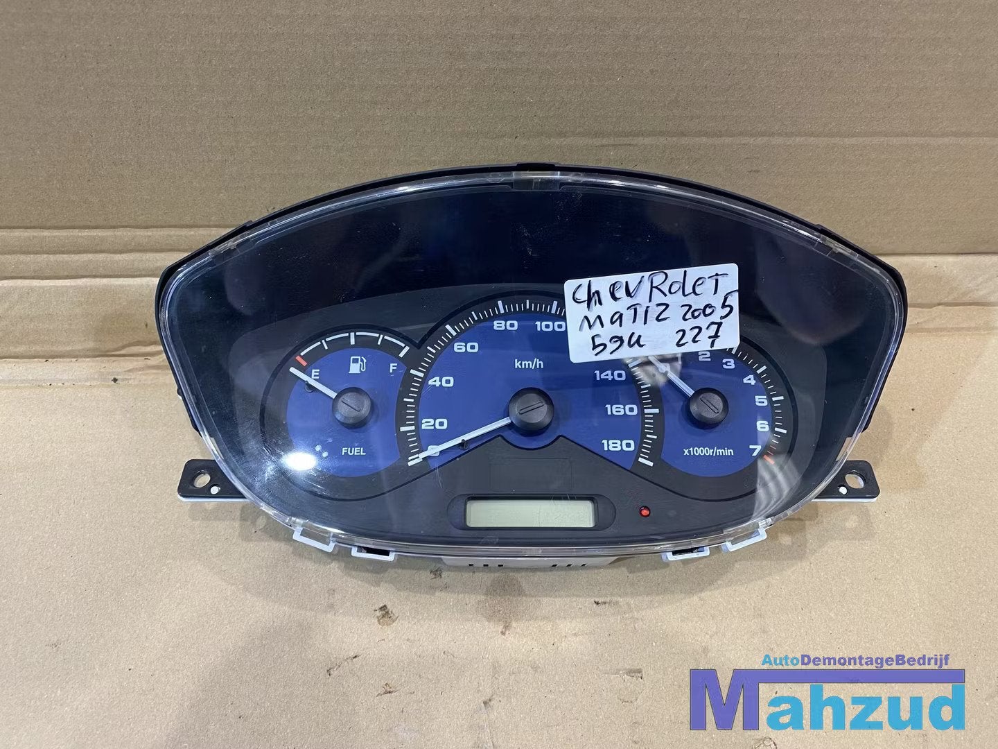 2005 CHEVROLET MATIZ kilometer teller instrumentenpaneel, Info@gm.com, Chevrolet, Utilisé, Renaissance Center 300
48265  Detroit