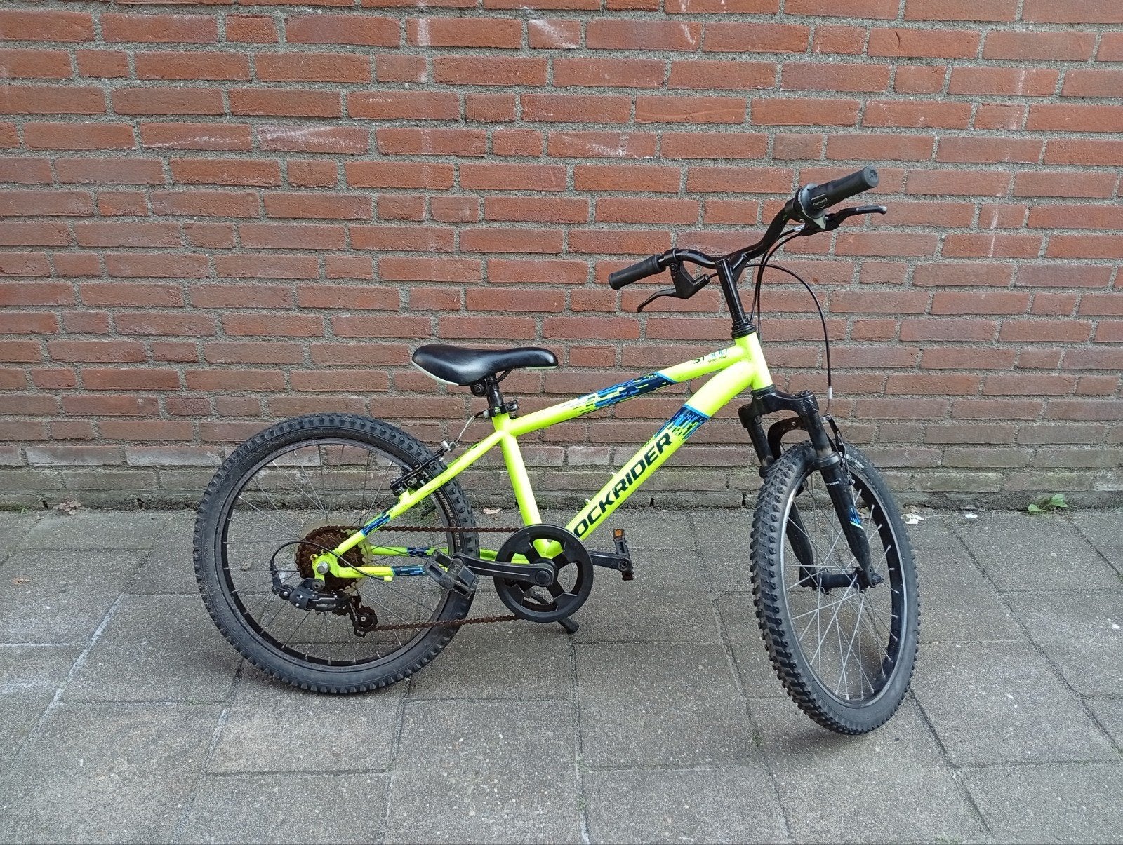 Rockrider 20 inch, Fietsen en Brommers, Ophalen, Staal, Velgrem, V-brakes