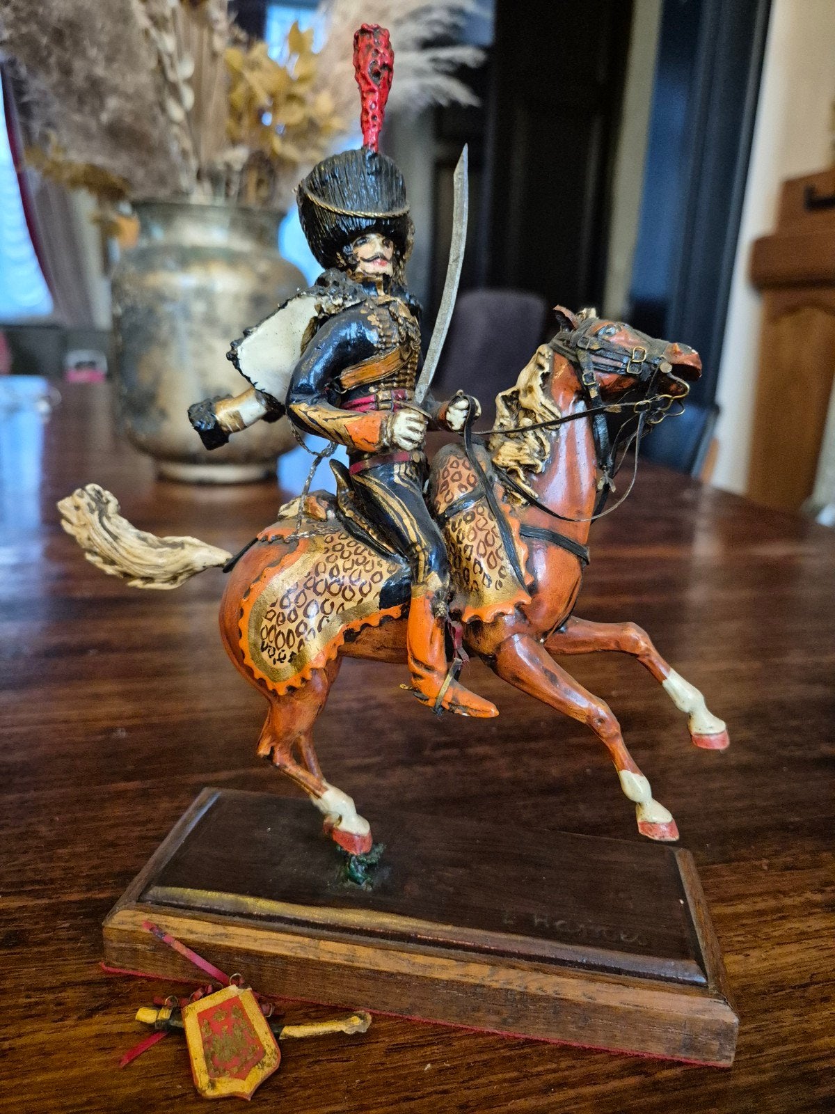 L.Hames Huzaar te paard., B, Gebruikt, Ophalen of Verzenden, A