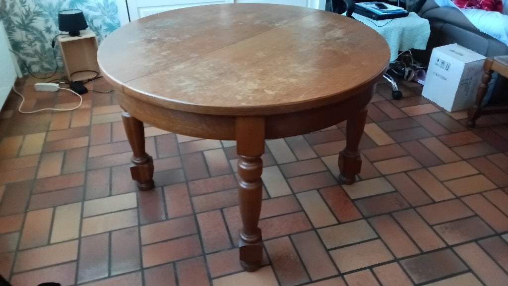 Salle à manger complète en bois, Enlèvement, Utilisé, Classique, 4 à 6 chaises