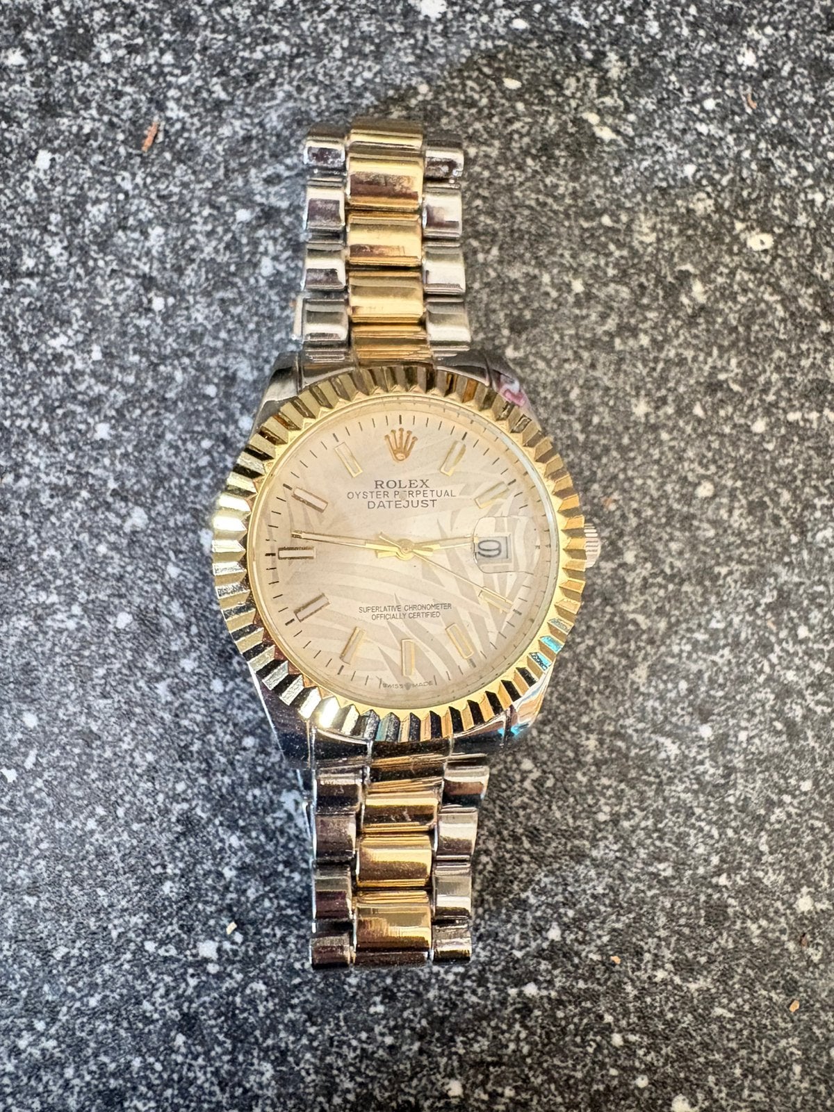 Montre homme, Handtassen en Accessoires, Ophalen, Zo goed als nieuw, Zilver, Rolex