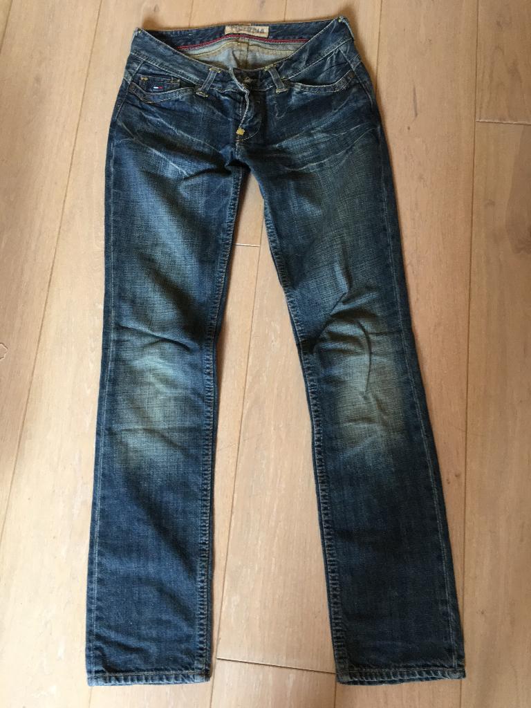 Jeans tommy hilfiger denim maat 26 - 32, Tommy hilfiger, Ophalen of Verzenden, Zo goed als nieuw, Blauw