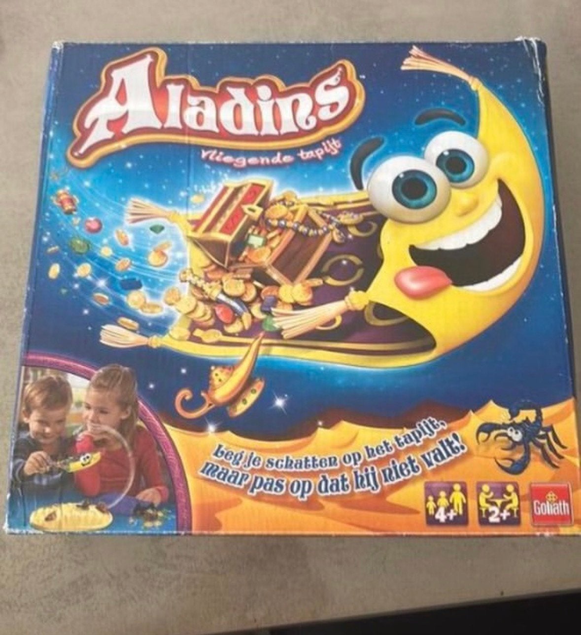 Le tapis volant d'Aladin, Enlèvement, Comme neuf