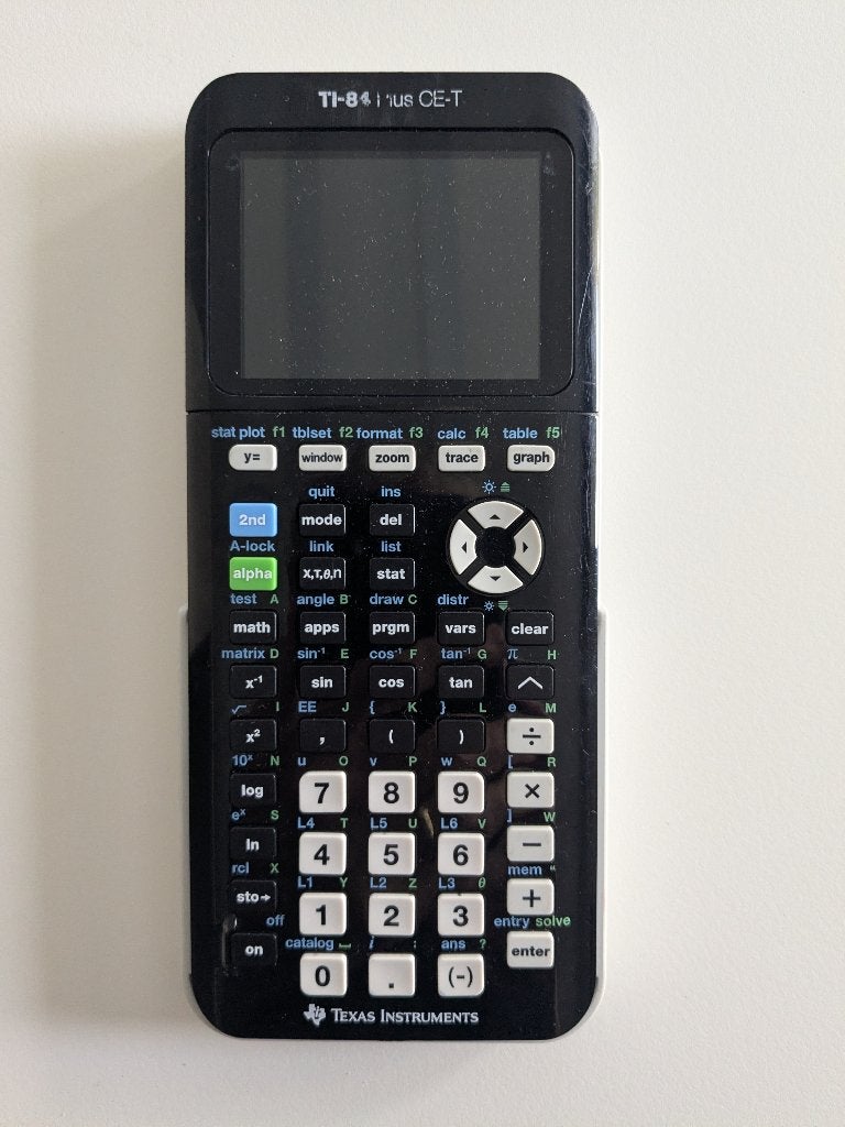 Texas Instruments TI-84 Plus CE-T Python editie, Diversen, Rekenmachines, Ophalen of Verzenden, Grafische rekenmachine, Zo goed als nieuw