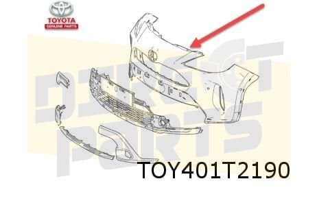 Toyota Yaris Cross (8/21-) voorbumper (bij Parking Support /, Neuf, -, Toyota, -