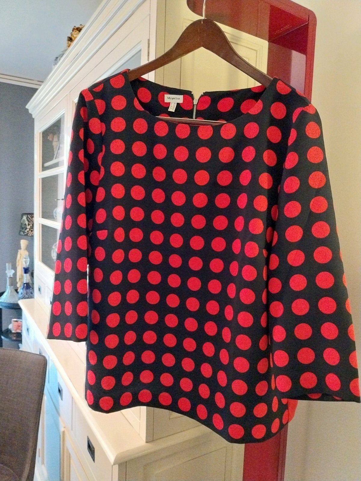 Mayerline bloes    ( VERKOCHT ), Ophalen of Verzenden, Maat 46/48 (XL) of groter, Rood
