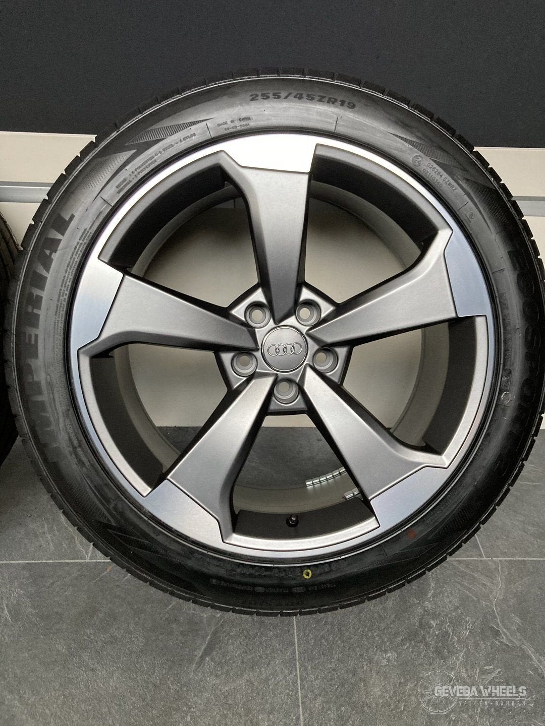 19” Audi Q3 F3 Sportback velgen + banden 5x112 255/45/19, 19 inch, Gebruikt, 255 mm, -