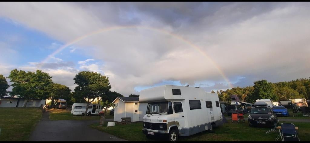 Mercedes 508d OM314 (rijbewijs C, 5 ton), Caravans en Kamperen, Mobilhomes, Buitenlamp, Alkoof, Ringverwarming, Mercedes