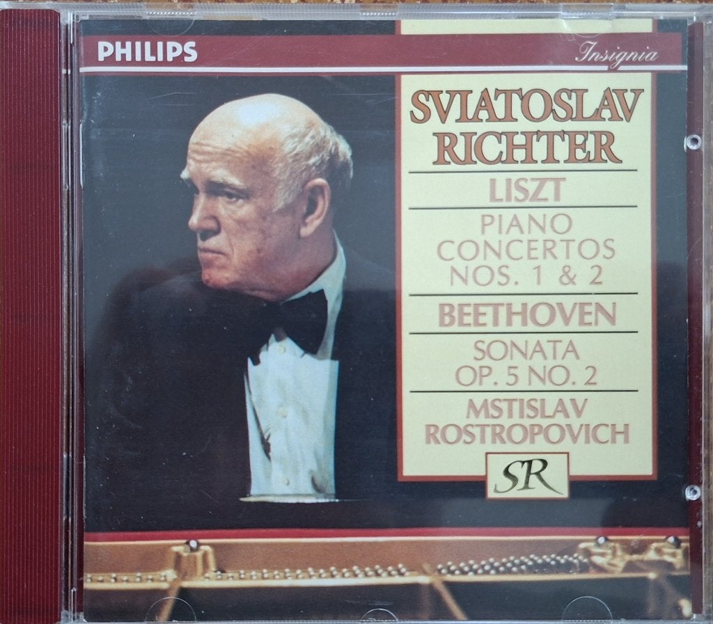 Liszt/Beethoven – Sviatoslav Richter – Piano Concertos - Cd, Ophalen of Verzenden, Zo goed als nieuw, Beethoven, Inclusief boekje
