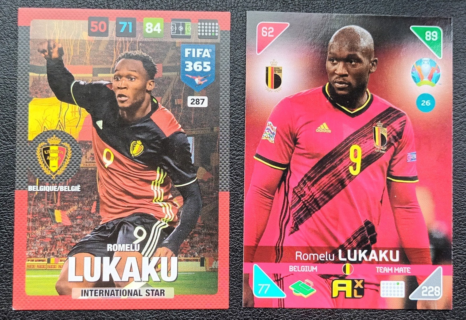 ROMELU LUKAKU- 2 CARTES PANINI ADRENALYN, Verzamelen, Ophalen of Verzenden