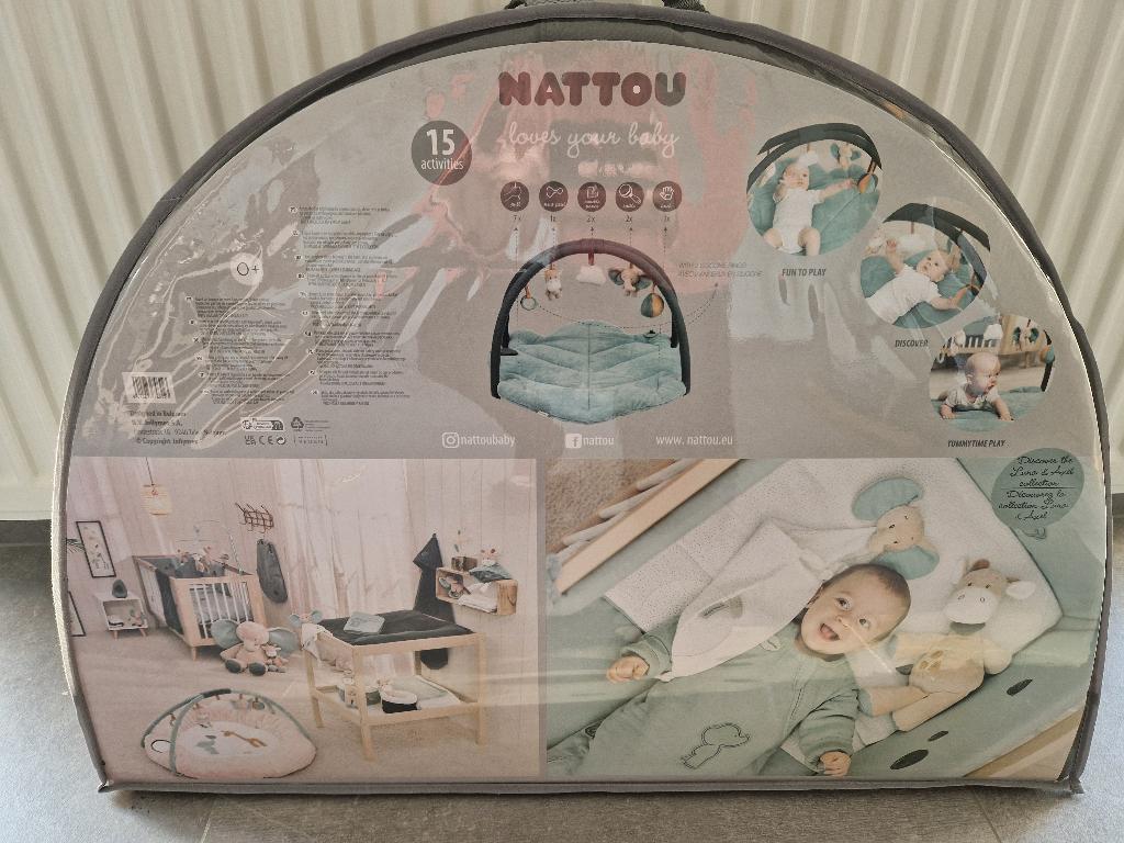 Speeltapijt nattou baby, Ophalen, Gebruikt