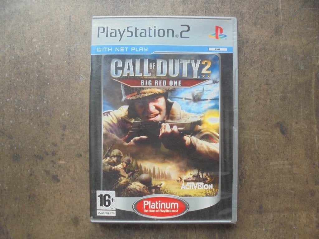 Call Of Duty 2 Big Red One voor PS2 (zie foto's), Consoles de jeu & Jeux vidéo, Shooter, Enlèvement ou Envoi, 1 joueur, À partir de 16 ans