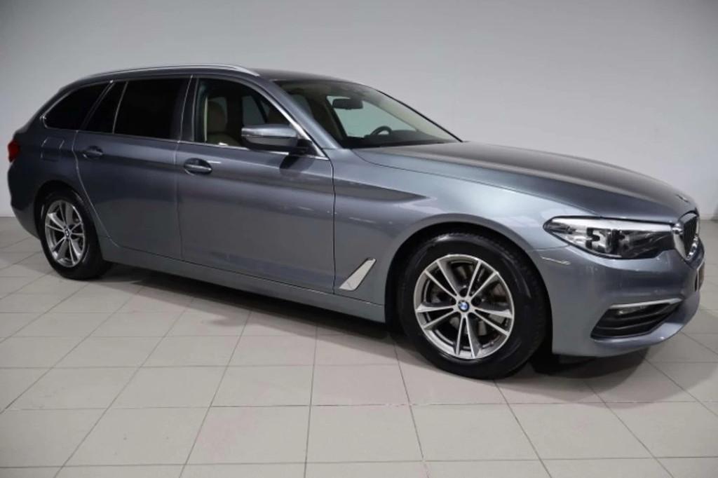 BMW 5 Serie 518 Touring 518 dA (automatique), Autos, Argent ou Gris, Entreprise, 136 ch, 5 portes