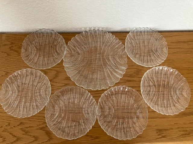 Servies voor salade en/of dessert (6 personen), Ophalen of Verzenden, Nieuw, Glas, Compleet servies