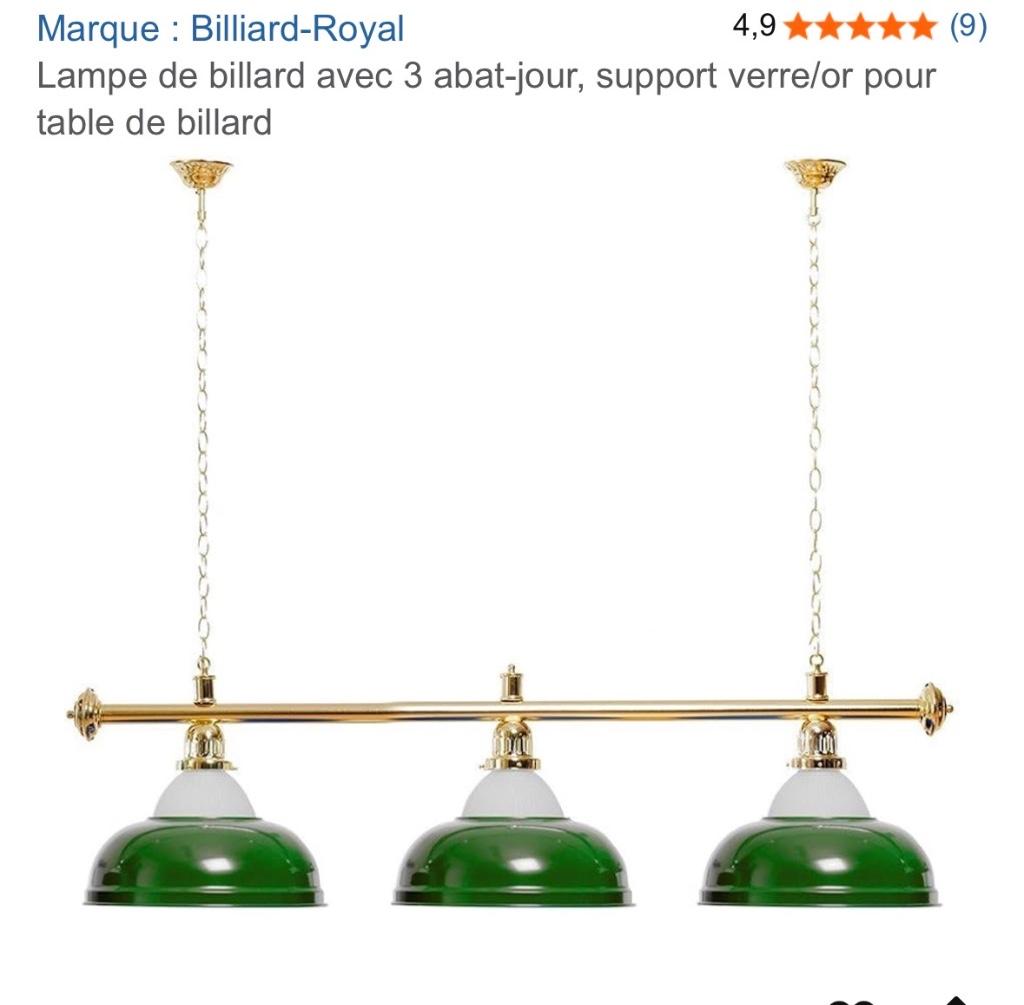 Lampe billard, Enlèvement, Utilisé, Table de billard