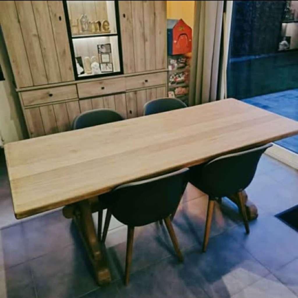 Eiken eettafel, Maison & Meubles, Tables | Tables à manger, Enlèvement