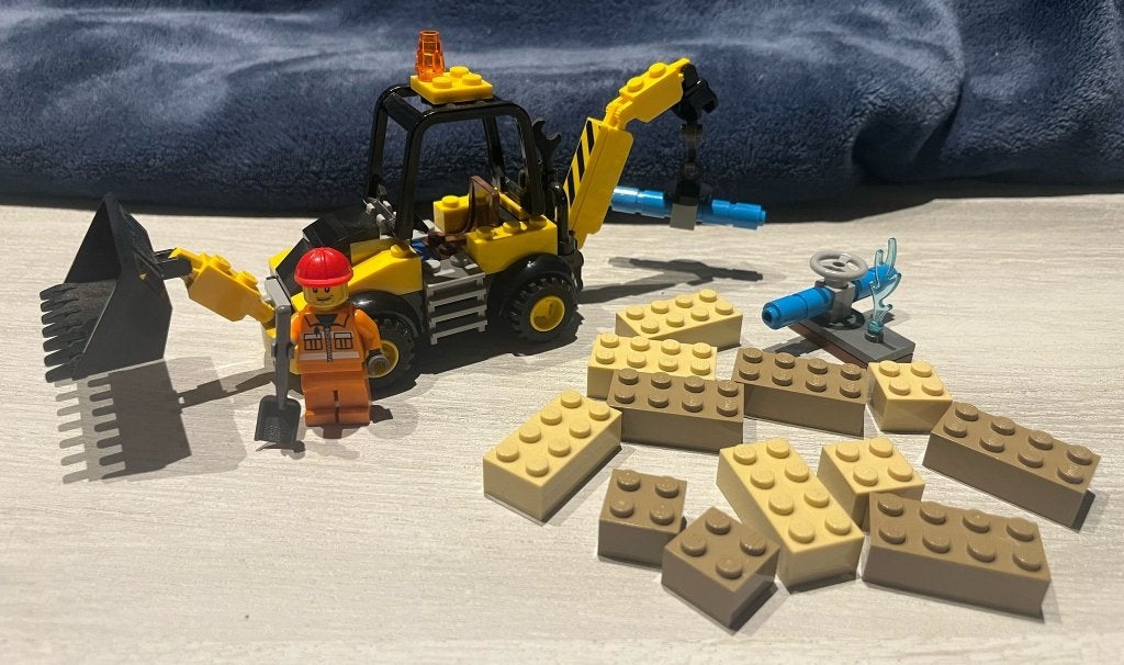 224. Lego City #10666 : Digger - Compleet, City, Lego, Inclusief instructies, Ophalen of Verzenden
