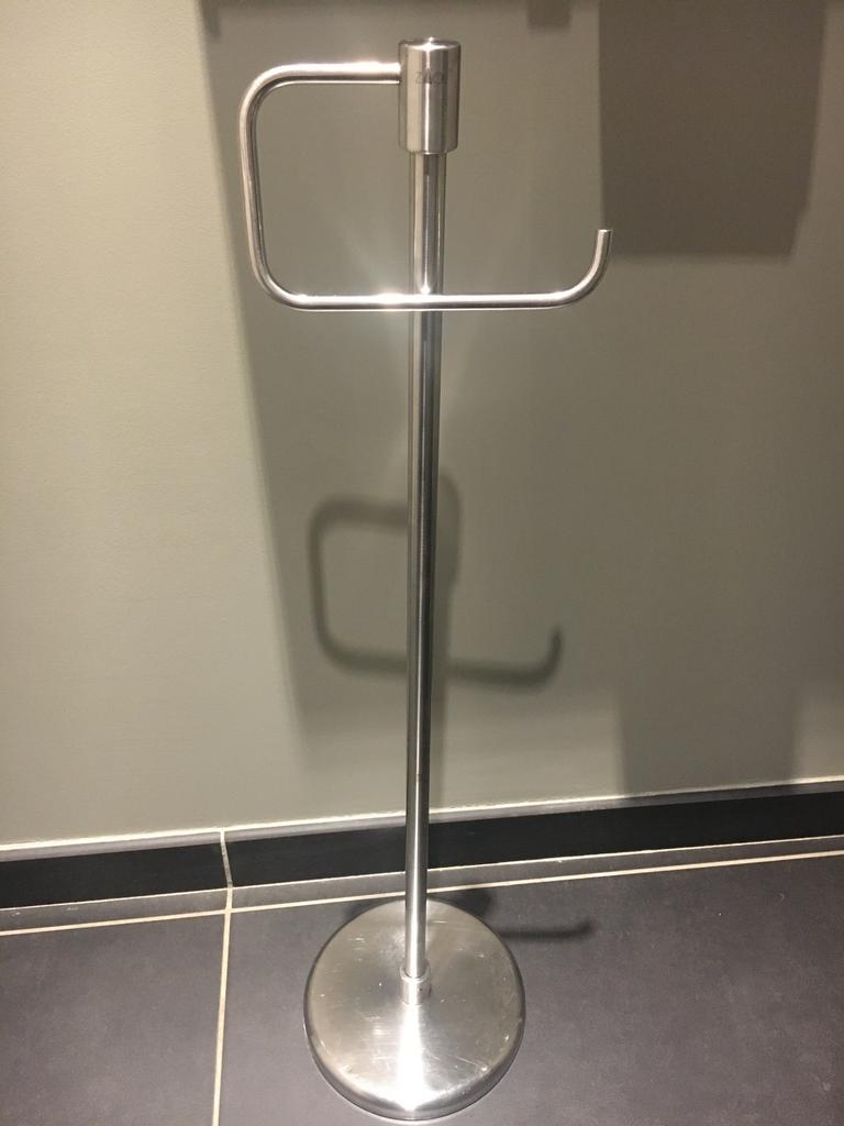 Inox WC rol houder ZACK, Ophalen of Verzenden, Gebruikt