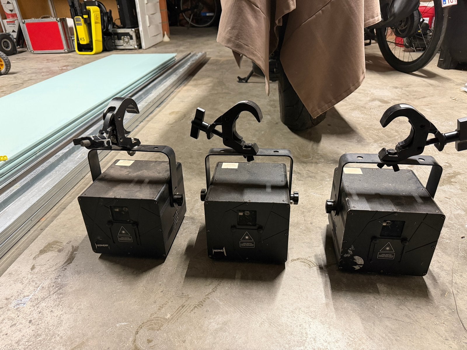 Set van 3 lasers 4 watt outputt merk onbekend, Motoren, Ophalen of Verzenden, Zo goed als nieuw