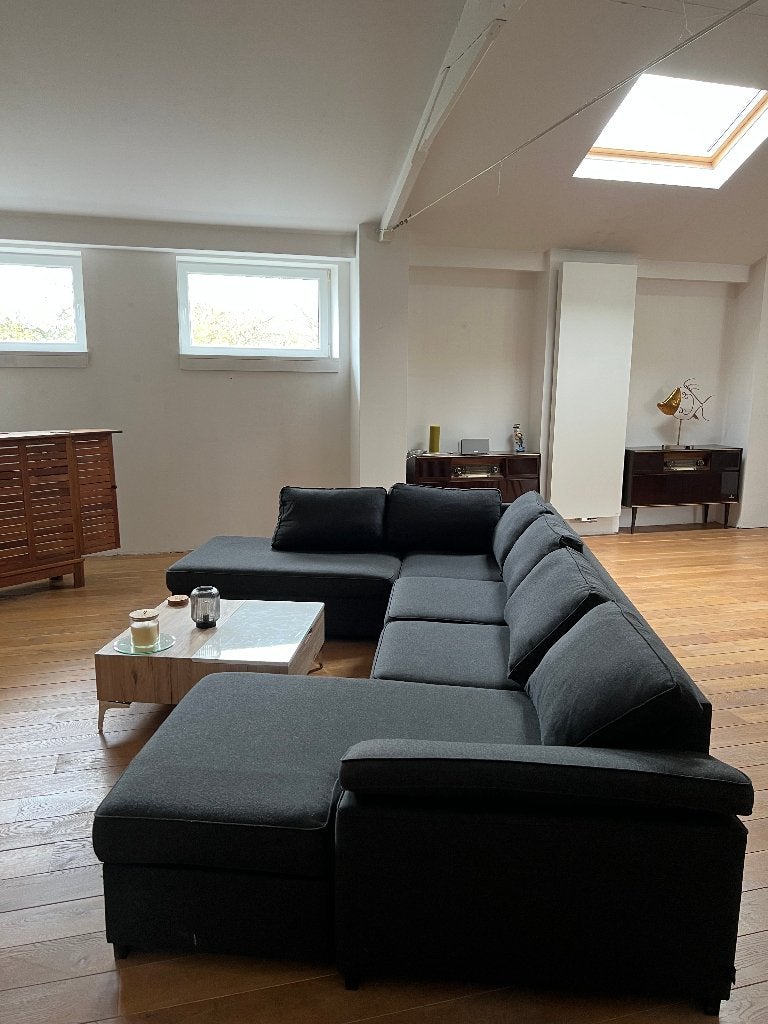 Canapé panoramique en U, Maison & Meubles, Canapés | Salons, Utilisé, Banc d'angle, Quatre personnes ou plus, 300 cm ou plus, 150 cm ou plus