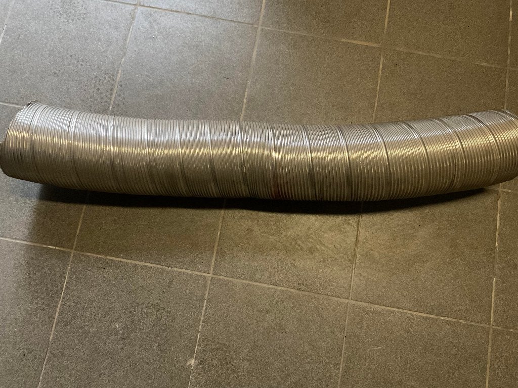 Inox flexibel enkelwandig., Ophalen