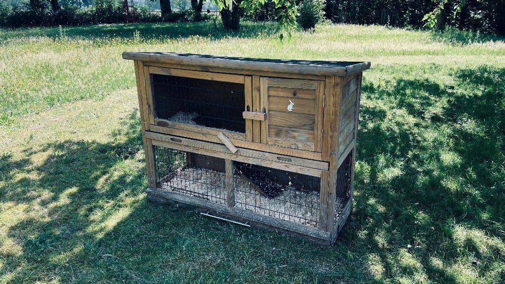 Konijnenhok klaar voor gebruik!, Dieren en Toebehoren, Knaagdieren en Konijnen | Hokken en Kooien, Ophalen, 60 tot 90 cm, Hamster