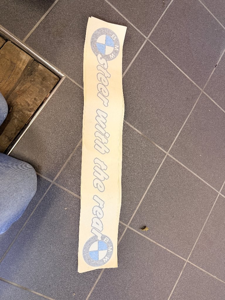 bmw stickers achterruit, Ophalen of Verzenden