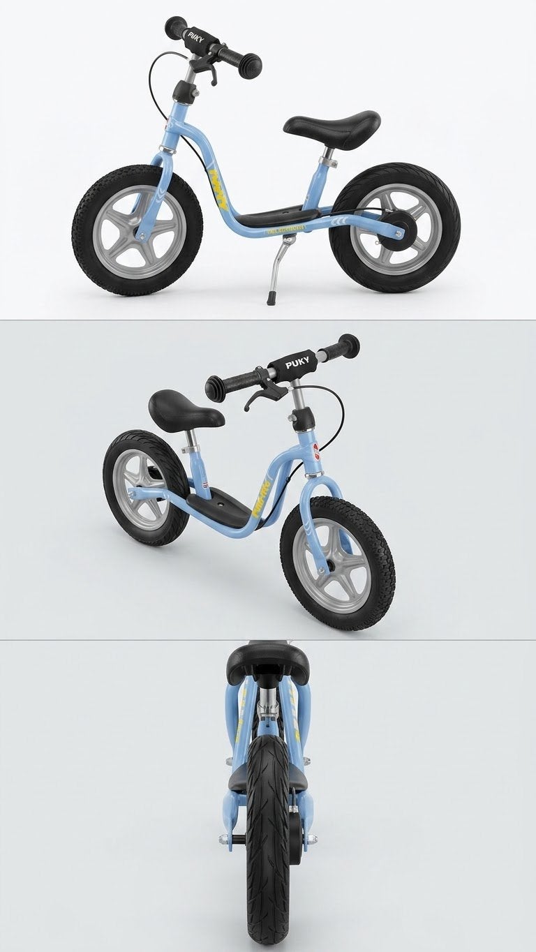 Puky LR XL Loopfiets 12 inch met Rem - Blauw voor KINDEREN, Ophalen, Zo goed als nieuw