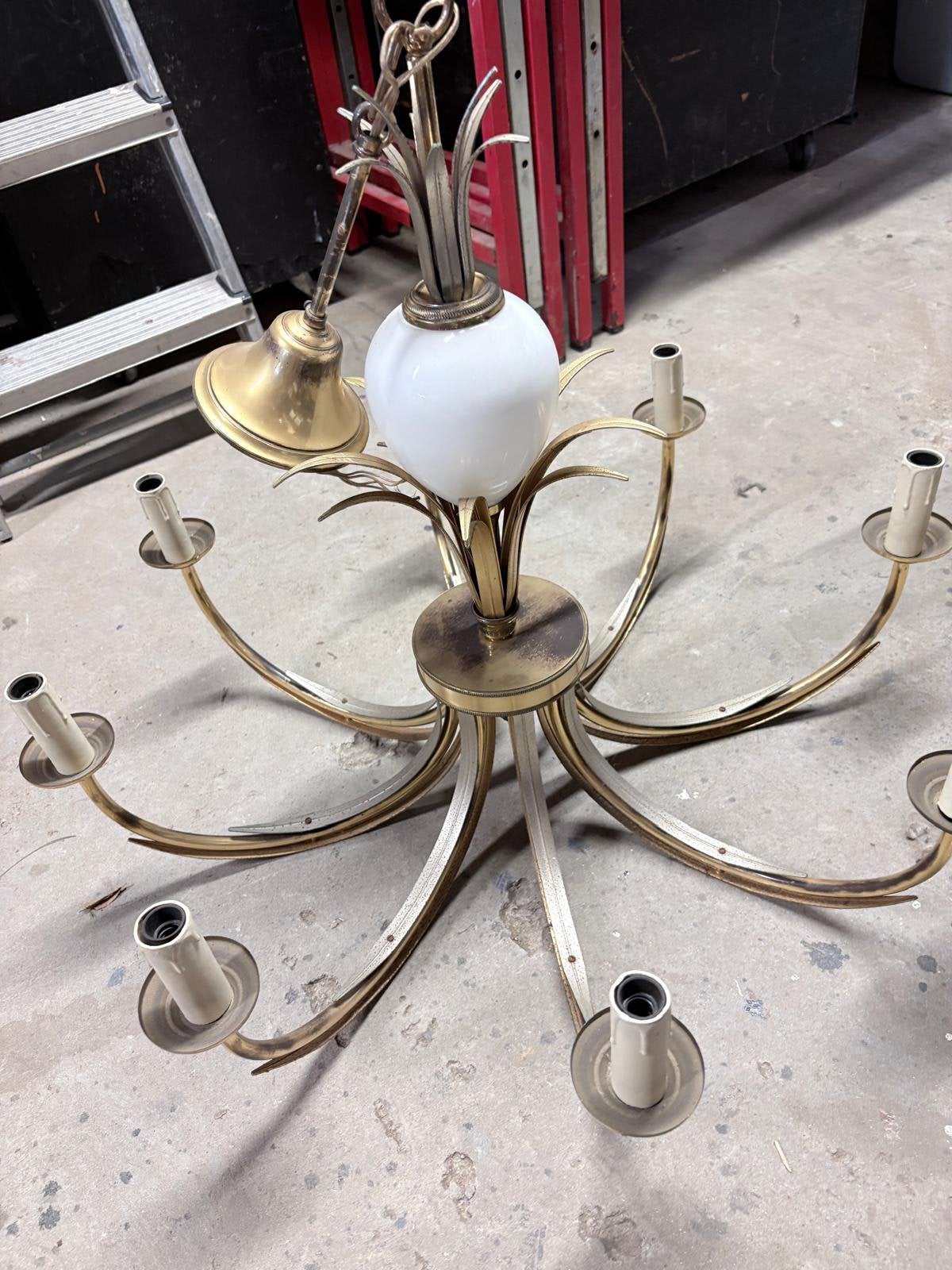 Magnifique lustre, Enlèvement, Utilisé, Verre
