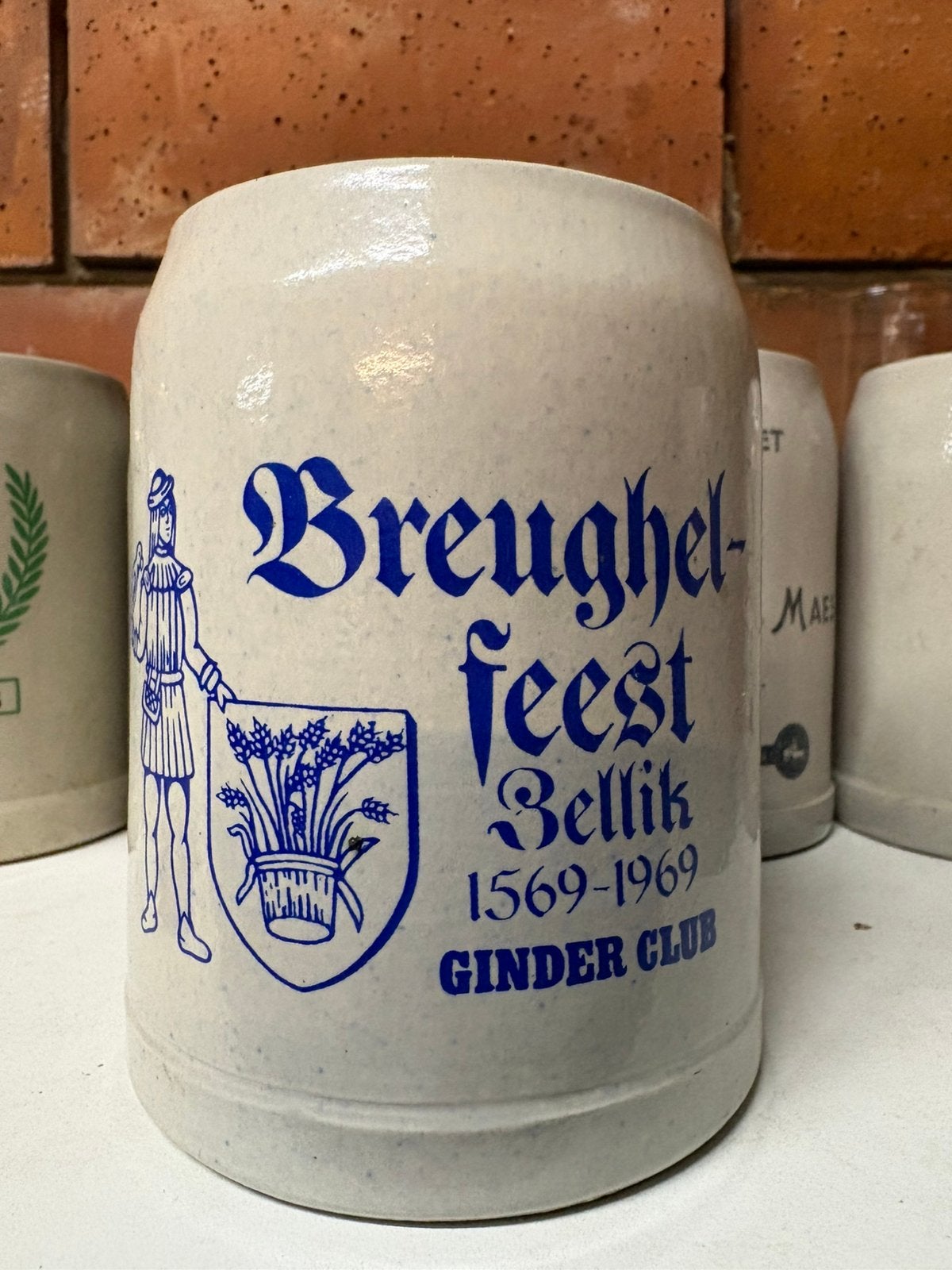 Chope à bière Zellik 1969 Breughel party, Enlèvement ou Envoi, Comme neuf