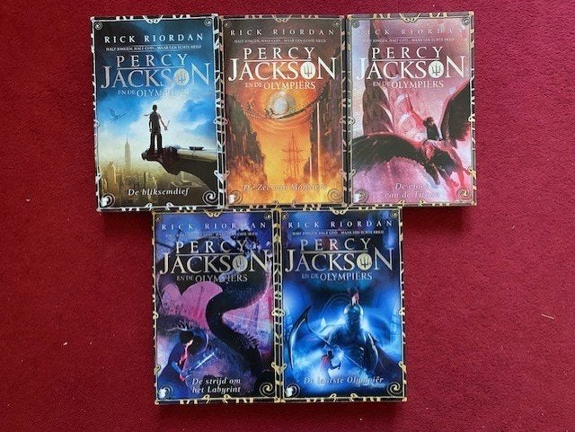 RICK RIORDAN PERCY JACKSON EN DE OLYMPIERS IN GOEDE STAAT,PA, Enlèvement ou Envoi