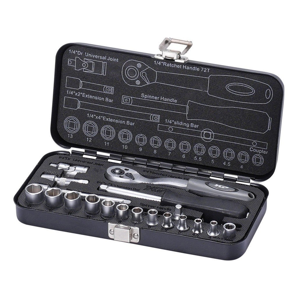 Doppendoos 1/4'' 20 dlg, Verzenden