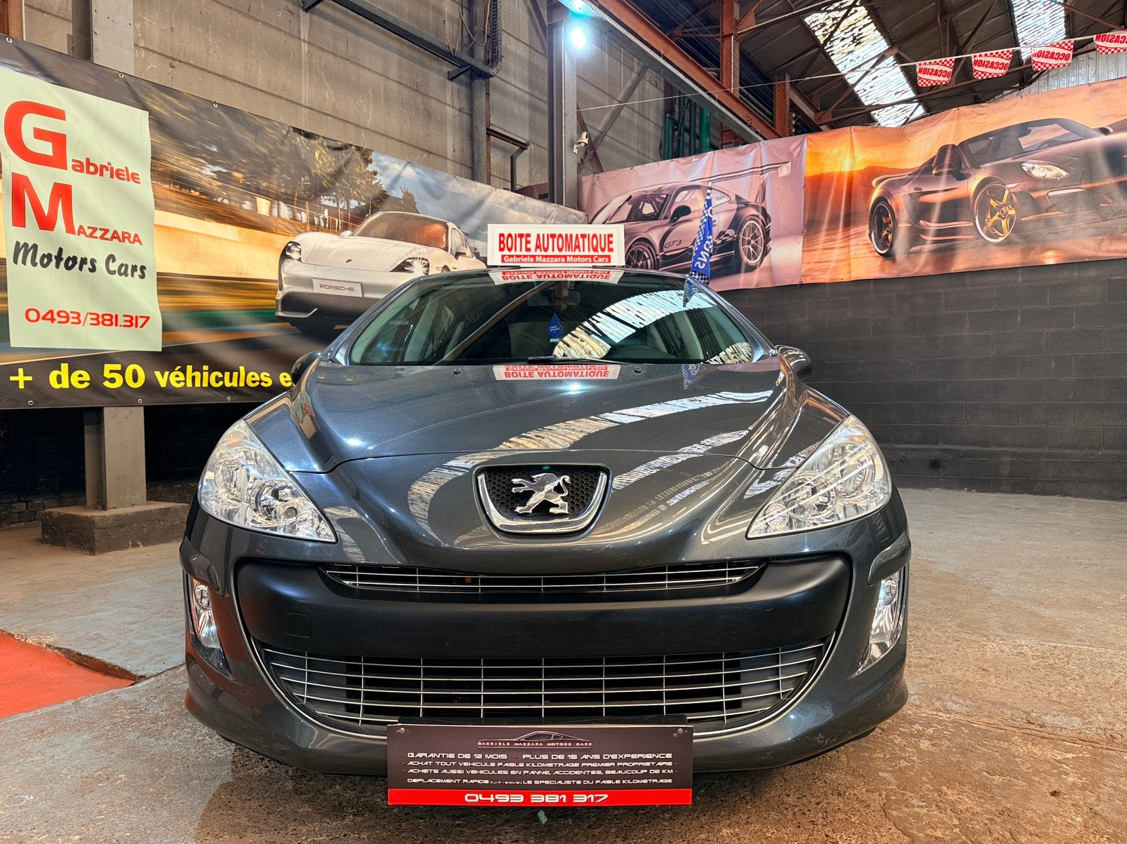 Peugeot 308 1.6i 120cv boite auto 1 pro 52000km garantie 12m, Achat, Entreprise, Carnet d'entretien, Noir