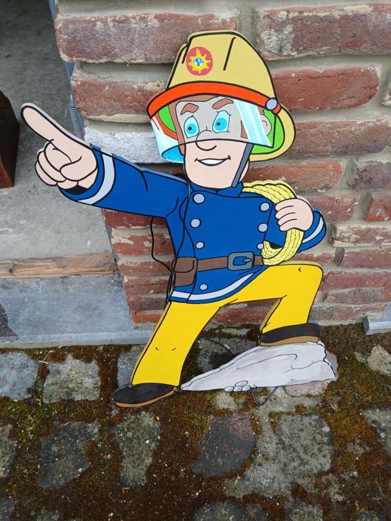 Jolie déco avec éclairage sam le pompier, Enlèvement