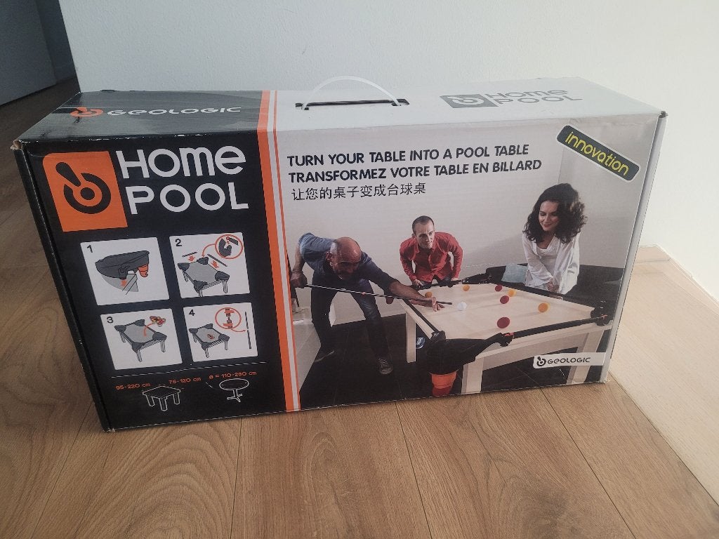 Opbouwset pooltafel, Sport en Fitness, Biljarten en Poolen, Ophalen, Zo goed als nieuw, Pooltafel