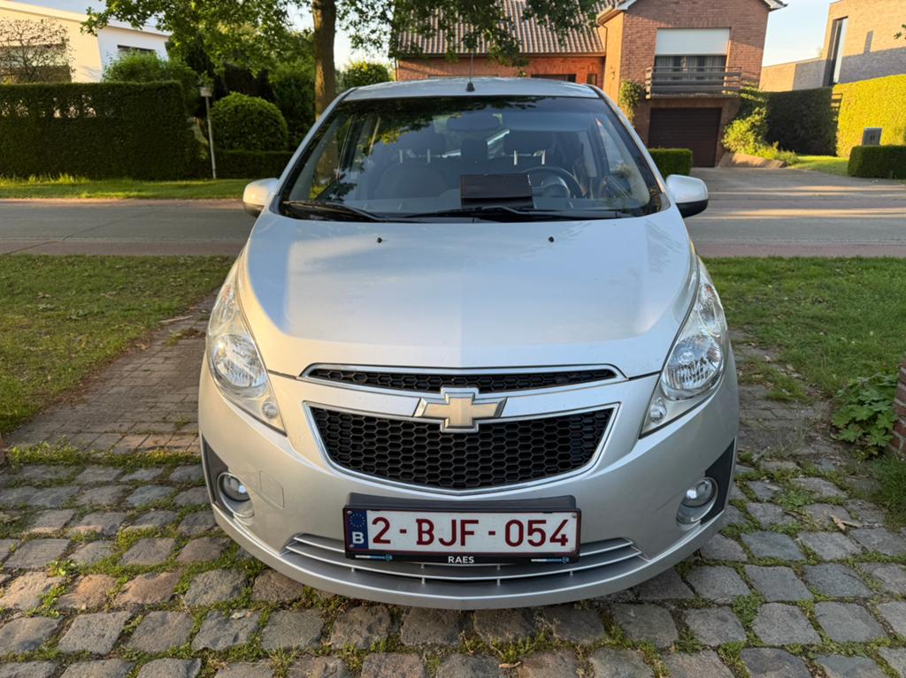 Chevrolet Spark 1.0i *44.000 Km*2010*AIRCO*PROPER*5 DEURS*, Achat, Boîte manuelle, Noir, 5 portes