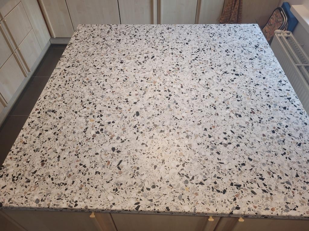 Tablet / werkblad / keukenblad terrazzo - VERKOCHT, Huis en Inrichting, Keuken | Keukenelementen, Ophalen, Zo goed als nieuw