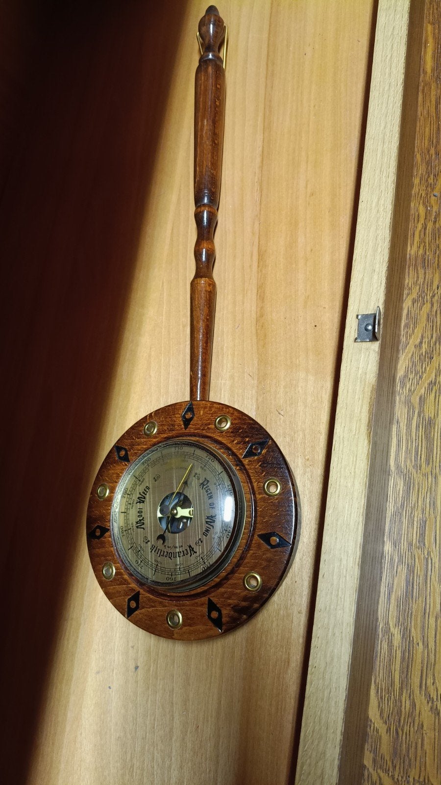 Antieke barometer, Audio, Tv en Foto, Ophalen, Barometer