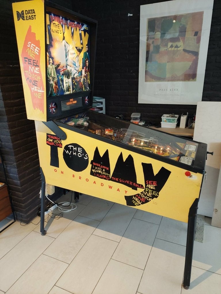 Flipperkast TOMMY THE WHO'S, Verzamelen, Ophalen, Gebruikt, Flipperkast, Data East