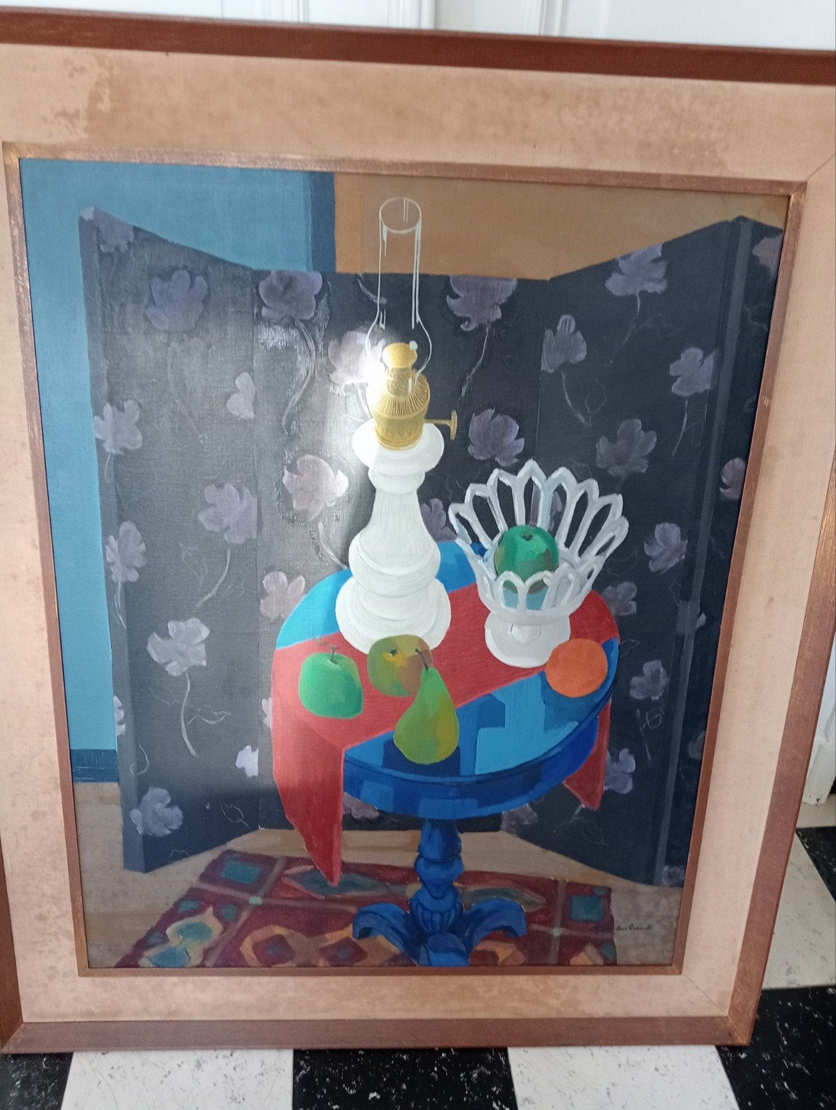 grande aquarelle, Antiquités & Art, Enlèvement ou Envoi