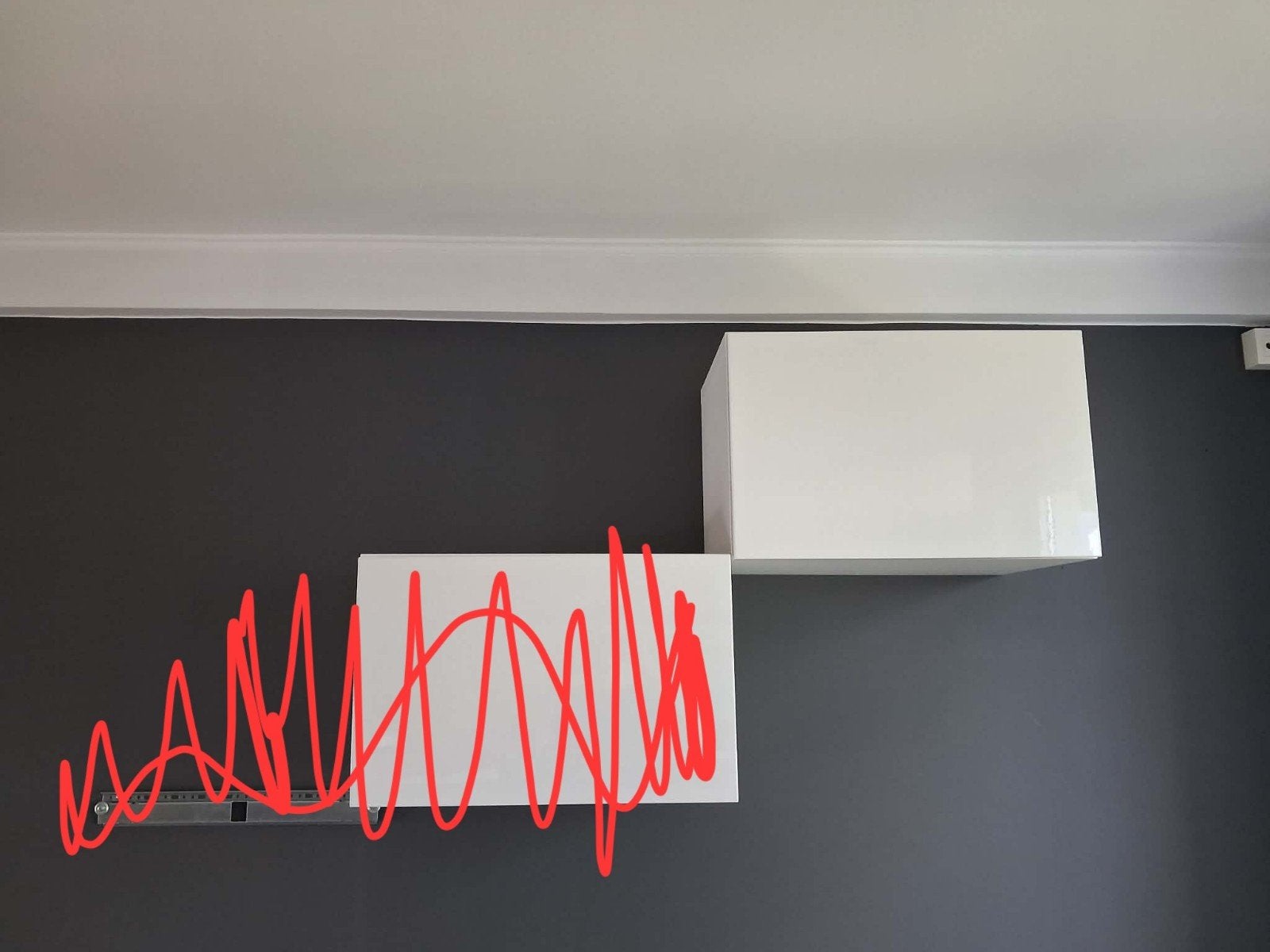 Meuble TV et armoires de rangement IKEA BESTÅ — Blanc, Enlèvement, Utilisé