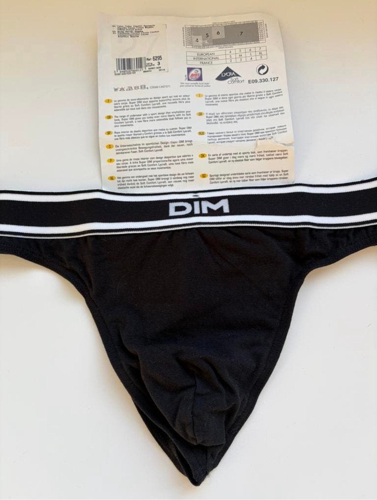 Super DIM string Heren, Verzenden, Zwart, Slip